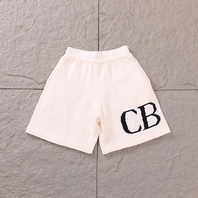 "CB" Shorts Beige