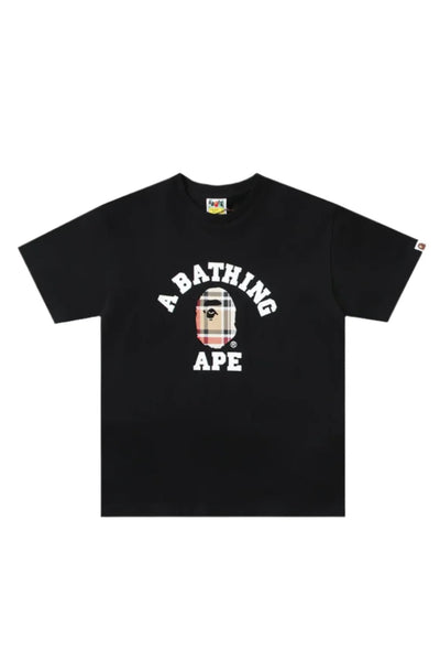 "Ape" Check T-Shirt