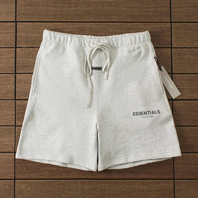 "Essence" Shorts Grau