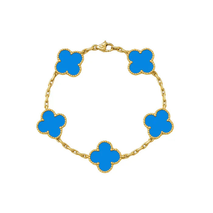 "Cleef" Clover Bracelet - Mulitcolour