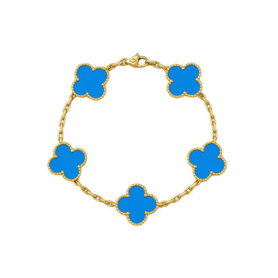 "Cleef" Clover Bracelet - Mulitcolour