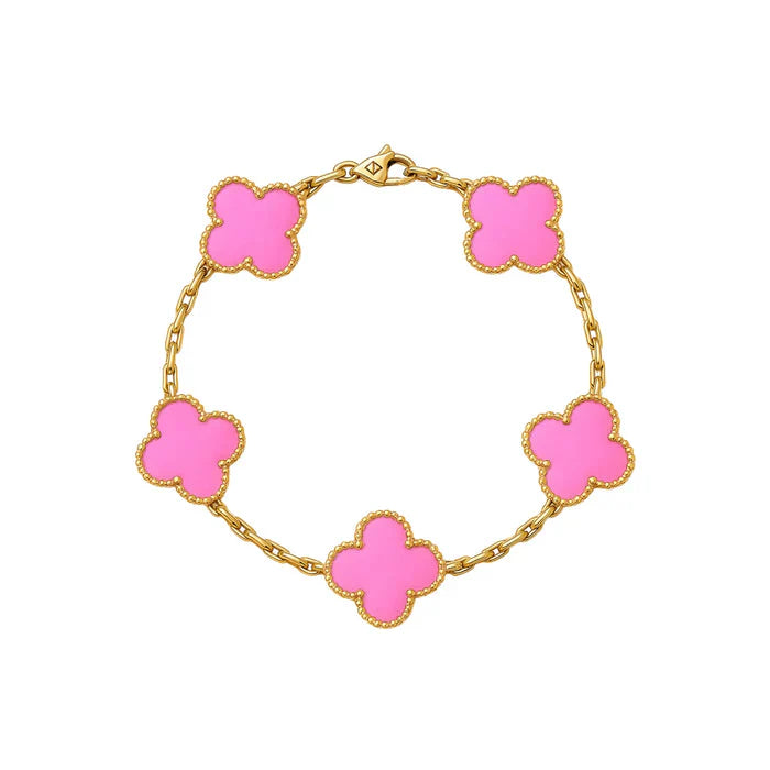 "Cleef" Clover Bracelet - Mulitcolour