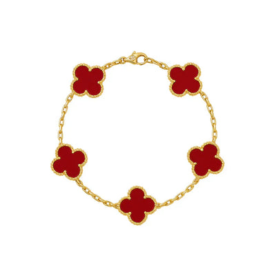 "Cleef" Clover Bracelet - Mulitcolour