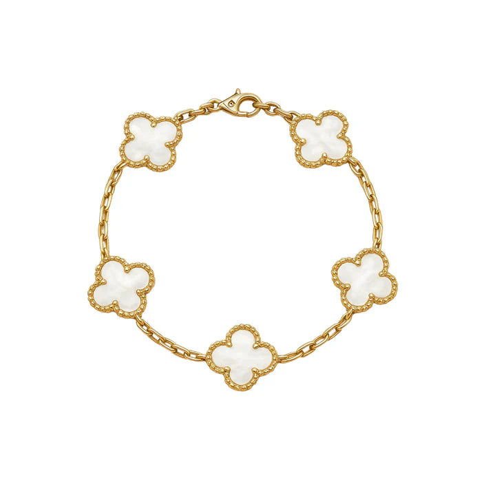 "Cleef" Clover Bracelet - Mulitcolour