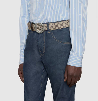 "GG" Gürtel und Portmonee