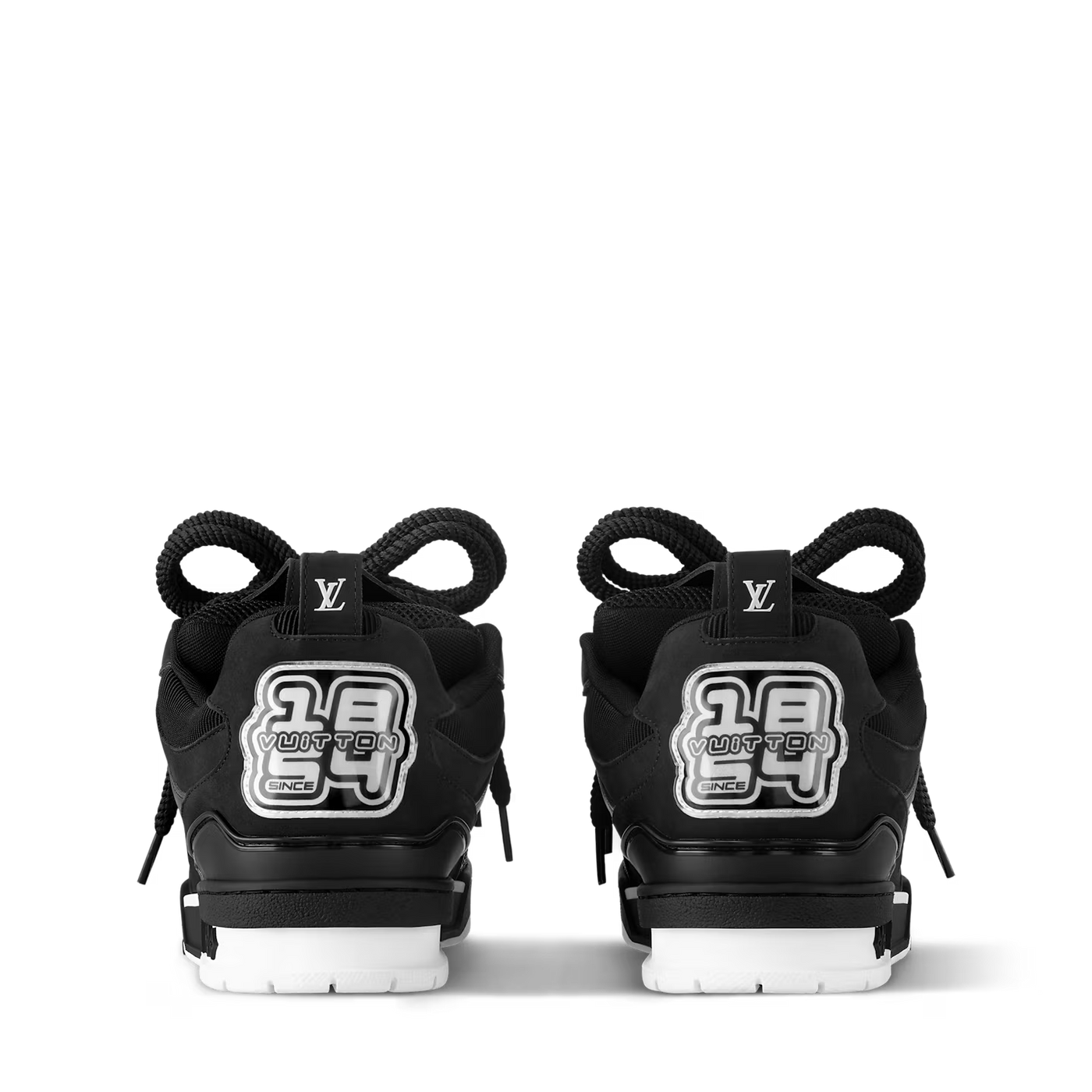 "LV" Skate Black White