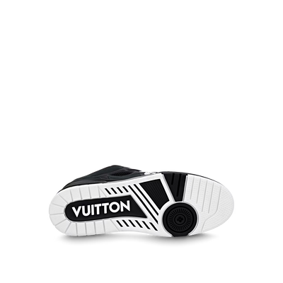 "LV" Skate Black White